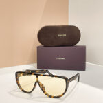 Tom Ford Oversized Aviator Acetate Sunglasses
