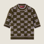 Gucci “Verona Maglia” GG Monogram Knit Top – Luxe Edition