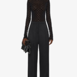 Givenchy Mesh Bodysuit Top