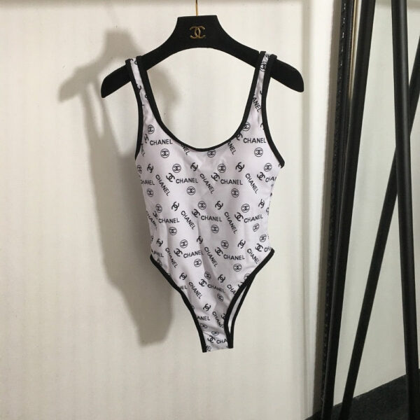 CHANEL CC Signature Monogram One-Piece Swimsuit