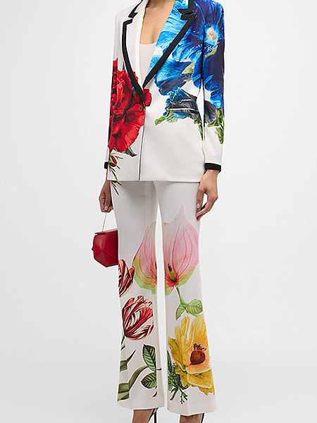 'Garden of Riches' Blazer Pants Set