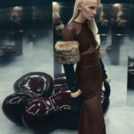 'Brun Caviar’ Luxe Dress
