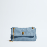 Bottega Veneta Small Andiamo Chain Bag – Ice Blue