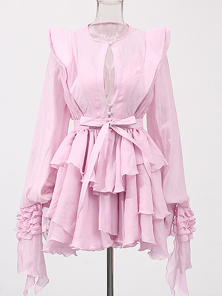 'Kali' Ruffled Mini Dress
