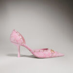 Gucci Horsebit GG Canvas D’Orsay Pumps – Blush Rosé