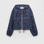Prada Re-Nylon Hooded Windbreaker Jacket