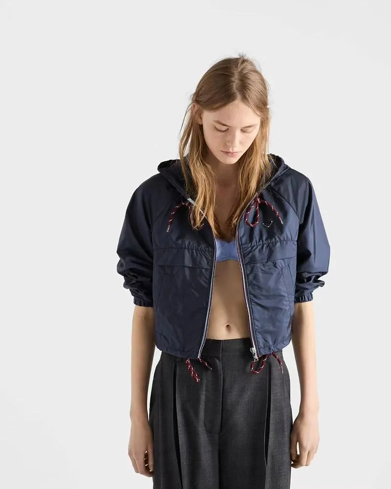 Prada Re-Nylon Hooded Windbreaker Jacket - Image 7