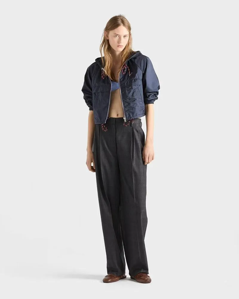 Prada Re-Nylon Hooded Windbreaker Jacket - Image 5