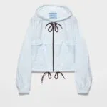 Prada Re-Nylon Hooded Windbreaker Jacket