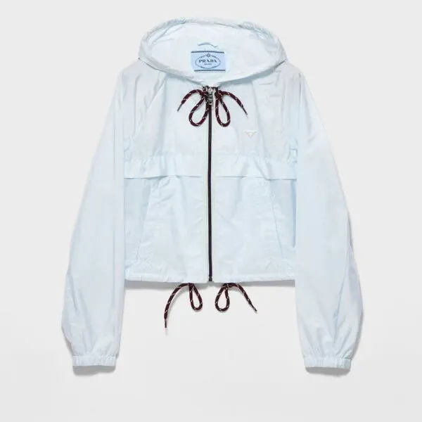 Prada Re-Nylon Hooded Windbreaker Jacket