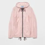 Prada Re-Nylon Hooded Windbreaker Jacket