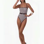 CELINE Monogram Sculpt One-Piece Swimsuit