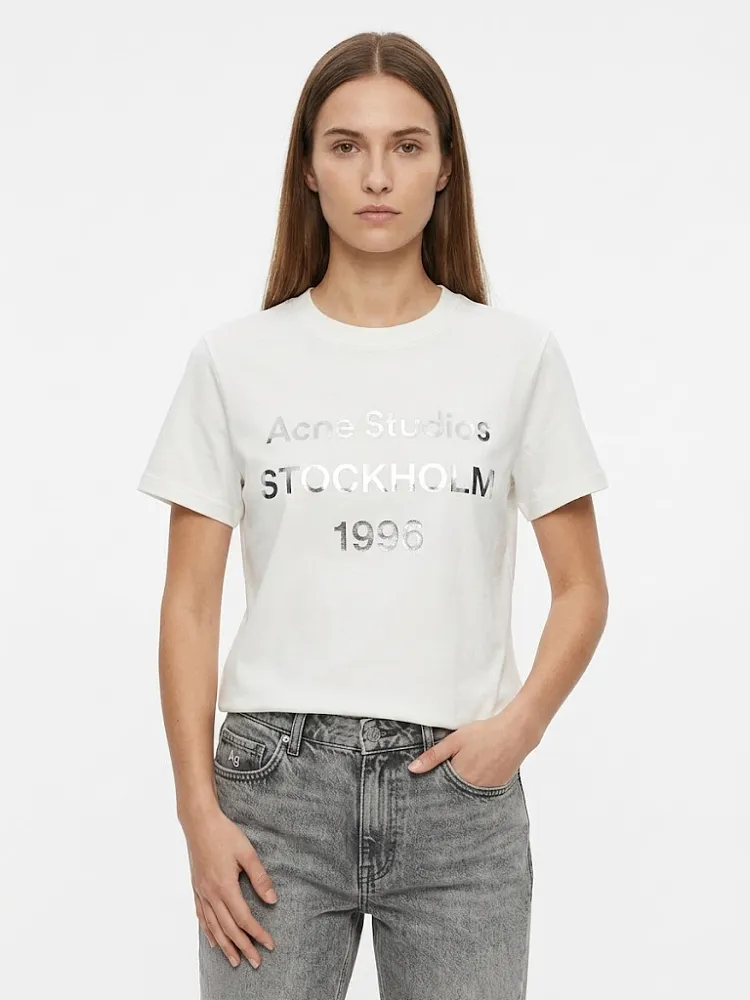 Acne Studios Stockholm 1996 Logo T-Shirt - Image 2