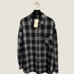 Schiaparelli Embroidered Plaid Button-Up
