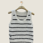 Dior Marinière Metallic Knit Tank