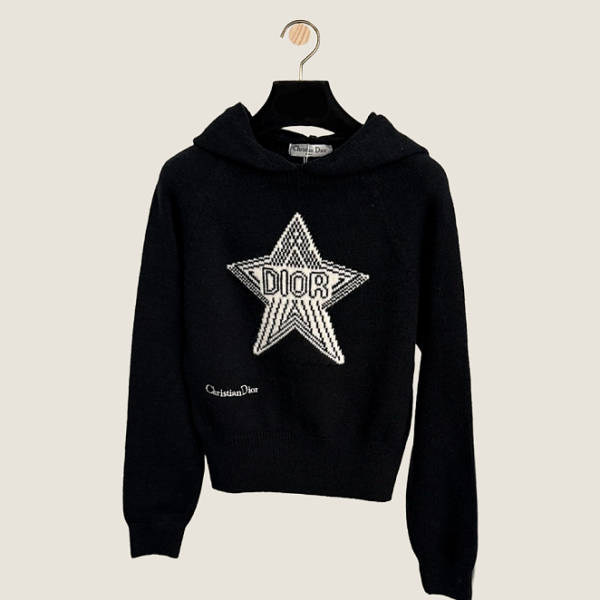Christian Dior Étoile d’Or Knit Hoodie