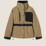 Gucci Monogram Technical Ski Jacket with Belt Detail