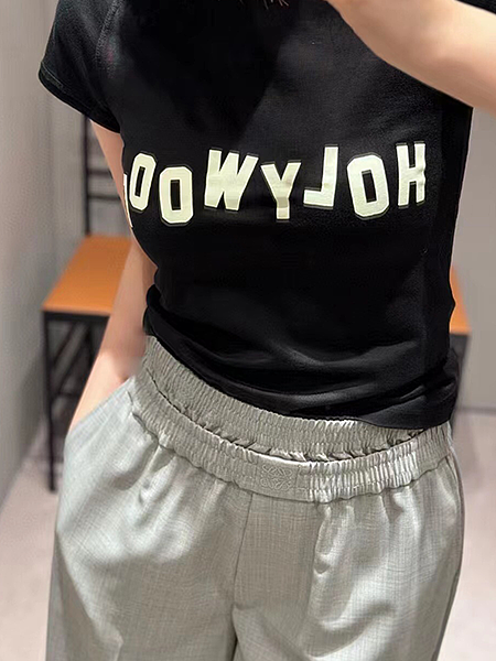 “Hollywood Reversed” Logo Tee by Loewe