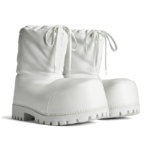 Balenciaga “Alaska Snow” Padded Winter Boots – White Edition
