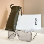 Loewe “Aviator Eclipse” Shield Sunglasses