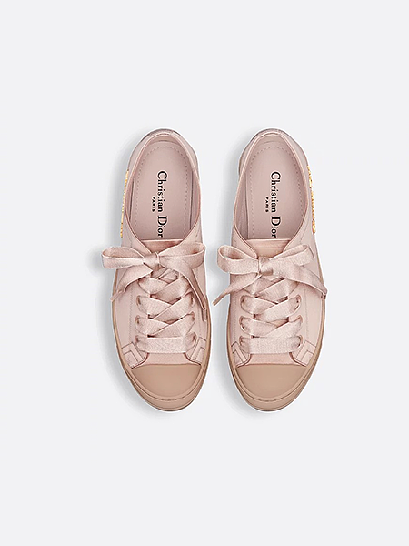 Dioriviera Lucky Sneaker in Blush Satin