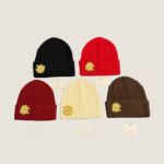 Schiaparelli “L’Oeil Doré” Embellished Knit Beanie