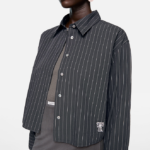 Acne Studios Atelier Cropped Pinstripe Shirt