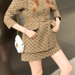Gucci Imperia Monogram Tailored Skirt Suit