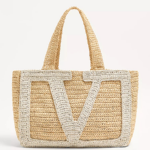 Valentino Garavani Viva Raffia Shopping Tote