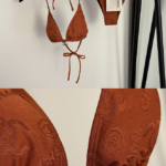 Chanel – Coco Riviera Jacquard Triangle Bikini Set