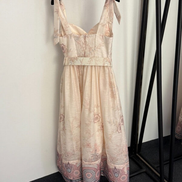 Dolce & Gabbana – Rosa Sicilia Floral Midi Dress
