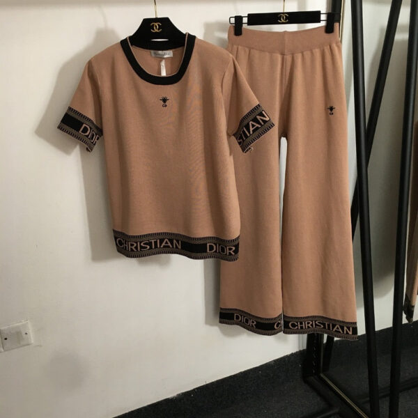 Christian Dior Signature Knit Loungewear Set