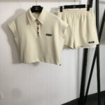 Miu Miu Polished Essentials Two-Piece Shorts Set