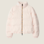Burberry “Era Kensington” Signature Check-Trim Puffer Jacket