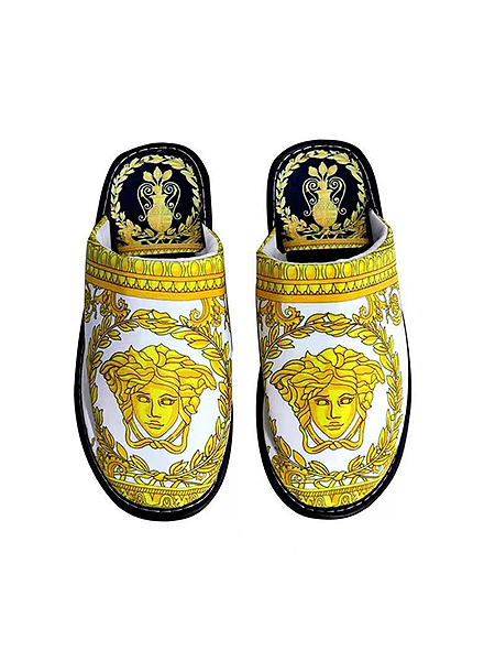 Versace Medusa Iconic Baroque House Slippers – Luxe Edition