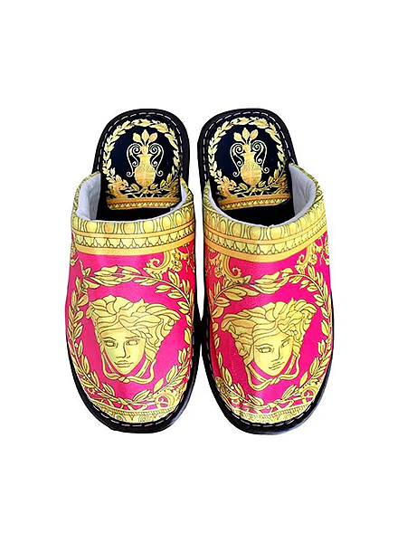 Versace Medusa Iconic Baroque House Slippers – Luxe Edition