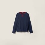 Miu Miu Signature Logo Long Sleeve Tee – Collegiate Minimal Edition