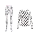 'Marine Serre' 2pc Monogram Set