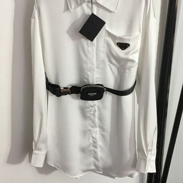 Prada Utility Cinch Pocket Shirt