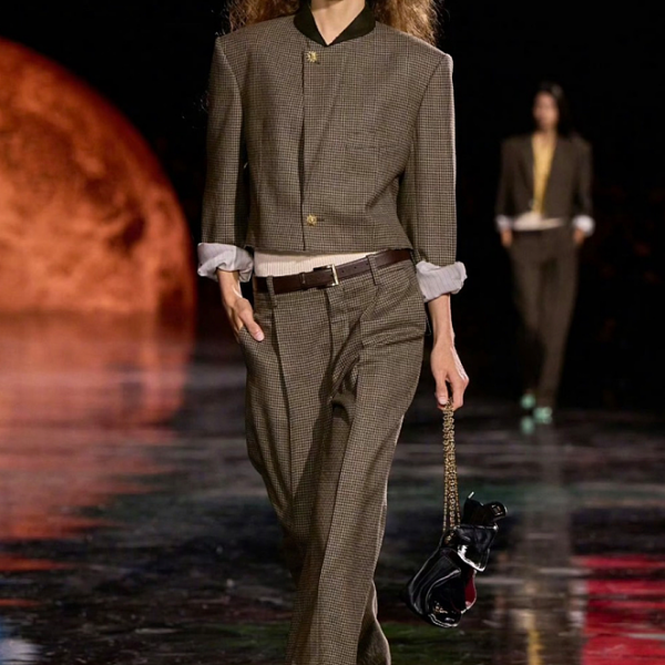 Chanel Équilibre Tailored Straight-Leg Trousers