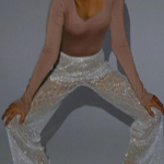 'Najala' Mesh Pants