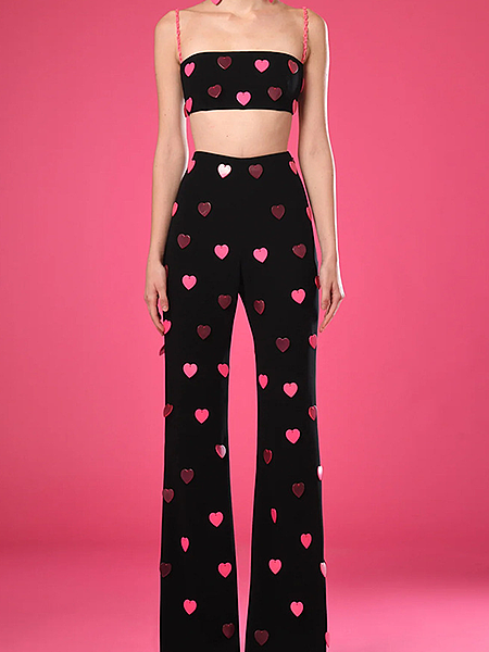 'Bling of Hearts' 2 Piece Pants Set