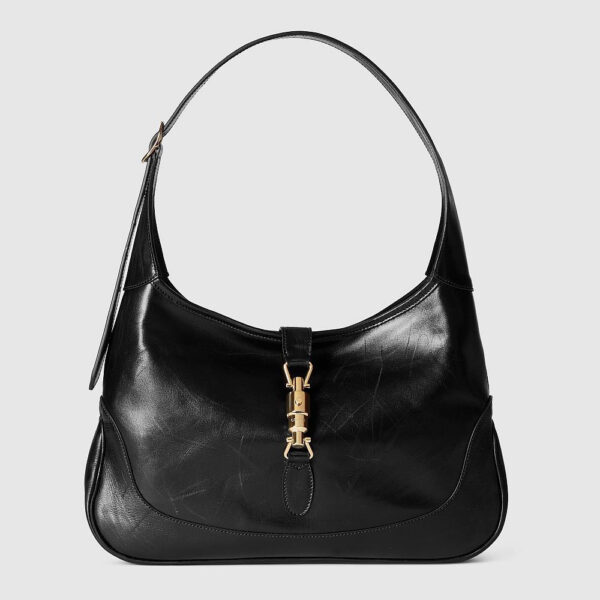 Gucci Noir Jackie 1961 Small Hobo Bag (Smooth Leather)