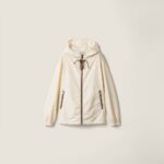 Miu Miu Épure Nylon Hooded Jacket – Crème Atelier Edition