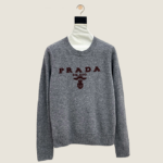 Prada Milano Heritage Wool Logo Knit Pullover