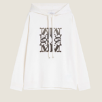 Max Mara Monogram Sculpted Knit Hoodie
