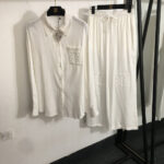Loewe Ivory Anagram Signature Lounge Set