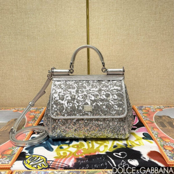 'Sequel of She' Dolce & Gabbana Sicily Sequins Shoulder Bag