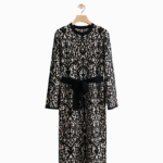 Max Mara ‘Arte Nera’ Tapestry Knit Midi Dress