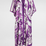 Dolce & Gabbana Majolica Reverie Twill Caftan Dress